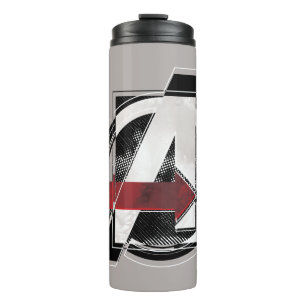 Avengers Classics   Negative Colour Avengers Logo Thermal Tumbler