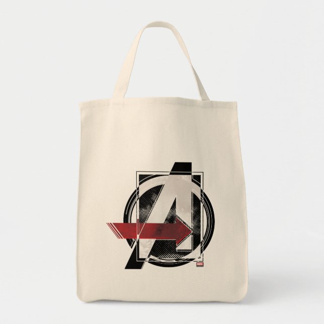 Avengers Classics | Negative Colour Avengers Logo Tote Bag (Front)