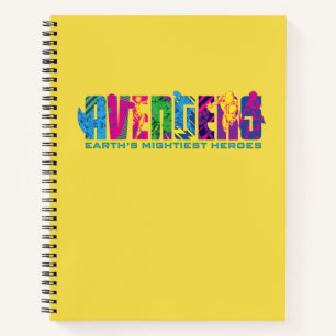 Avengers Classics Neon Avengers Character Logo Notebook