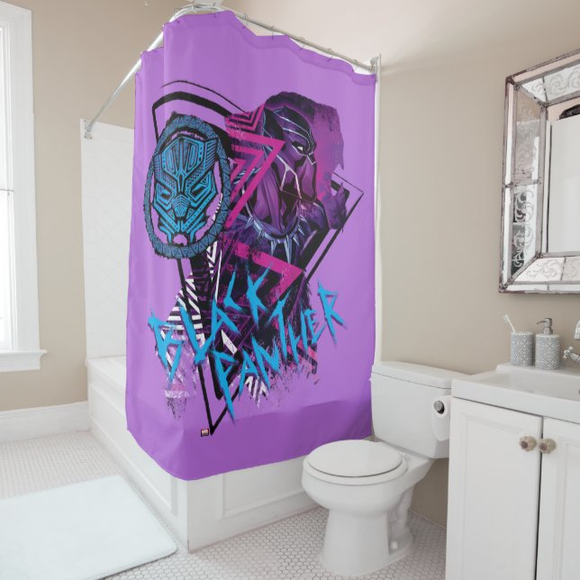 Avengers Classics | Neon Black Panther Graphic (In Situ)