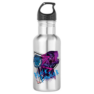Avengers Classics   Neon Black Panther Graphic 532 Ml Water Bottle