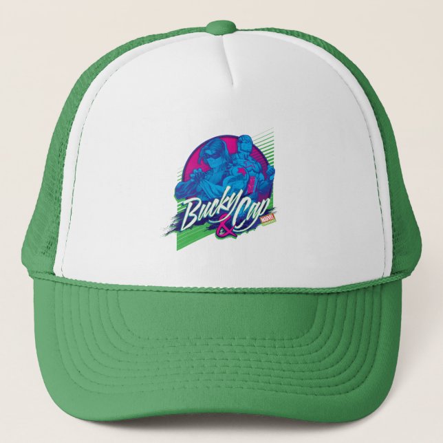 Avengers Classics | Neon Bucky & Cap Graphic (Front)