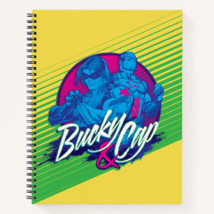Avengers Classics Neon Bucky & Cap Graphic Notebook