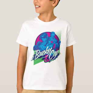 Avengers Classics   Neon Bucky & Cap Graphic T-Shirt