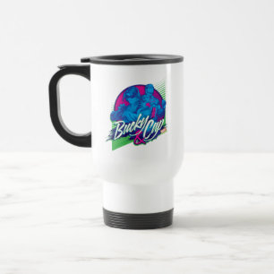 Avengers Classics Neon Bucky & Cap Graphic Travel Mug