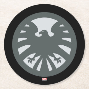 Avengers Classics   Nick Fury Icon Round Paper Coaster