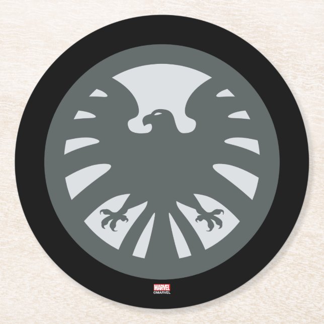 Avengers Classics | Nick Fury Icon Round Paper Coaster (Front)