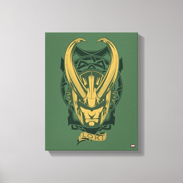 Avengers Classics | Norse Loki Graphic Canvas Print (Front)