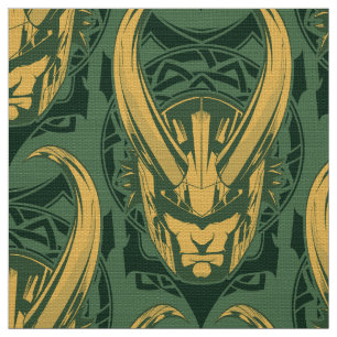 Avengers Classics   Norse Loki Graphic Fabric