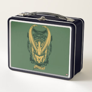 Avengers Classics   Norse Loki Graphic Metal Lunch Box