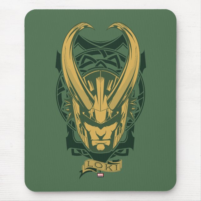 Avengers Classics | Norse Loki Graphic Mouse Pad (Front)