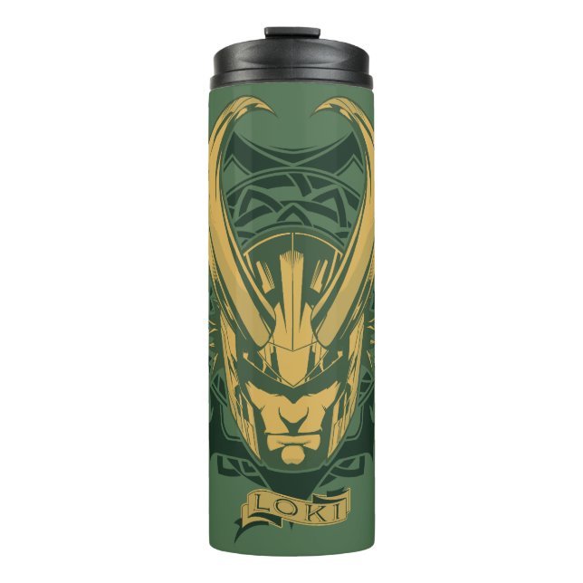 Avengers Classics | Norse Loki Graphic Thermal Tumbler (Front)