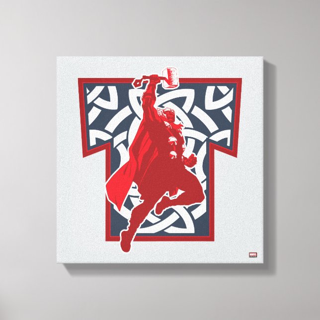 Avengers Classics | Norse Thor Graphic Canvas Print (Front)