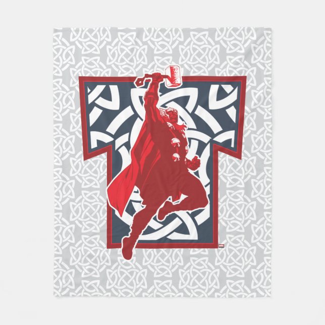 Avengers Classics | Norse Thor Graphic Fleece Blanket (Front)