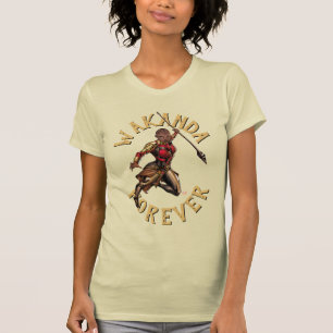 Avengers Classics Okoye Leaping With Spear T-Shirt