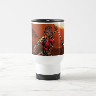 Avengers Classics Okoye Leaping With Spear Travel Mug