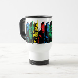 Avengers Classics Paint Brush Lineup Travel Mug