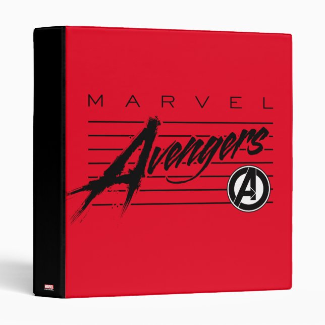 Avengers Classics | Retro Avengers Stylized Logo Binder (Front/Spine)