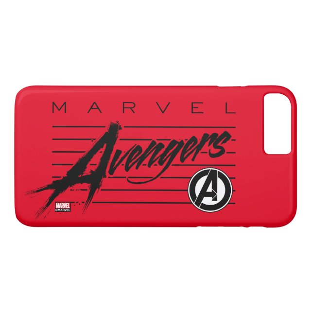Avengers Classics | Retro Avengers Stylized Logo Case-Mate iPhone Case (Back (Horizontal))