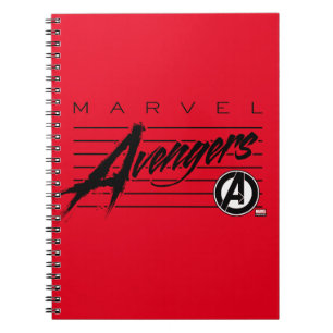 Avengers Classics   Retro Avengers Stylized Logo Notebook