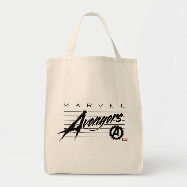 Avengers Classics | Retro Avengers Stylized Logo Tote Bag (Front)