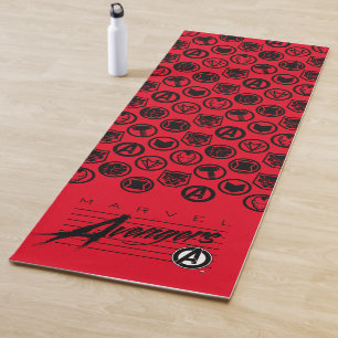 Avengers Classics   Retro Avengers Stylized Logo Yoga Mat
