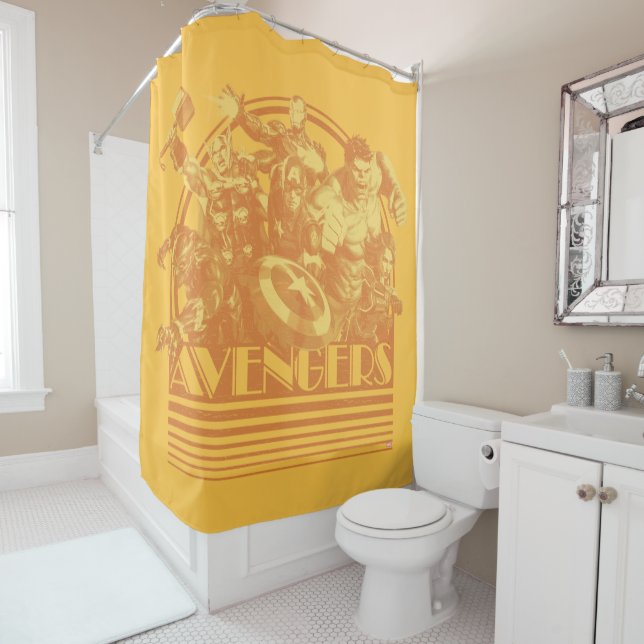 Avengers Classics | Retro Avengers Sunset Graphic (In Situ)