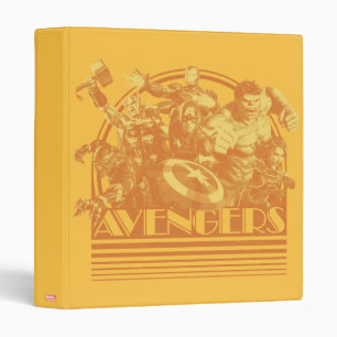 Avengers Classics   Retro Avengers Sunset Graphic Binder
