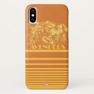 Avengers Classics   Retro Avengers Sunset Graphic Case-Mate iPhone Case
