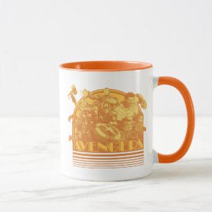 Avengers Classics Retro Avengers Sunset Graphic Mug