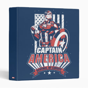 Avengers Classics   Retro Captain America Liberty Binder