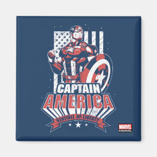 Avengers Classics Retro Captain America Liberty Magnet