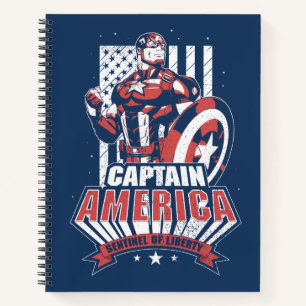 Avengers Classics Retro Captain America Liberty Notebook