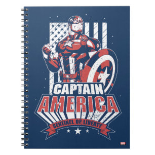Avengers Classics Retro Captain America Liberty Notebook