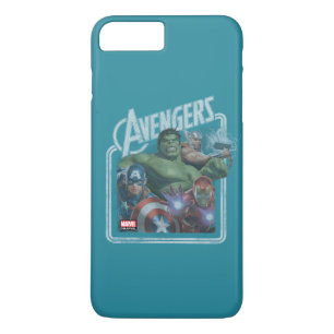 Avengers Classics Retro Throwback Avengers Art Case-Mate iPhone Case