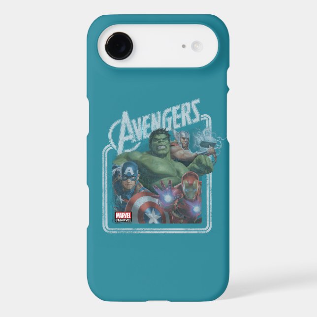 Avengers Classics | Retro Throwback Avengers Art Case-Mate Samsung Galaxy Case (Back)
