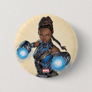 Avengers Classics Shuri Leap With Gauntlets 2 Inch Round Button
