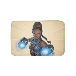 Avengers Classics   Shuri Leap With Gauntlets Bath Mat