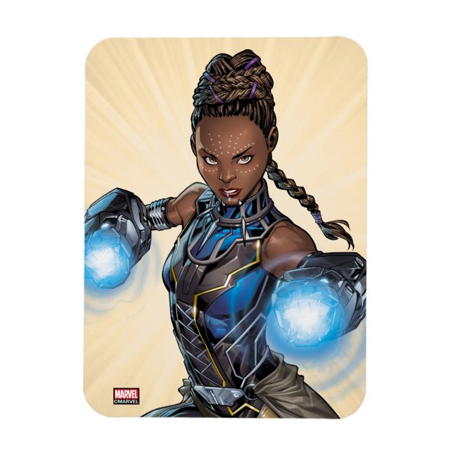 Avengers Classics | Shuri Leap With Gauntlets Magnet (Vertical)