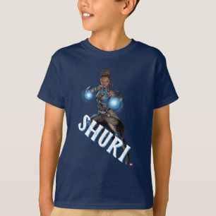 Avengers Classics Shuri Leap With Gauntlets T-Shirt