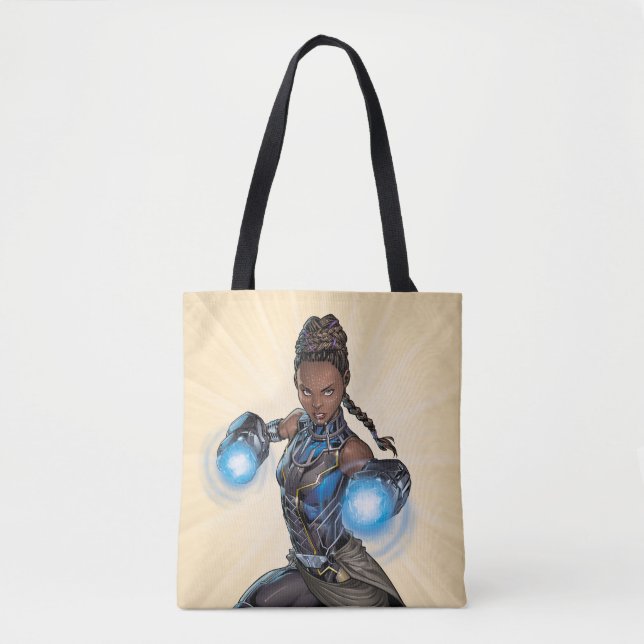 Avengers Classics | Shuri Leap With Gauntlets Tote Bag (Front)