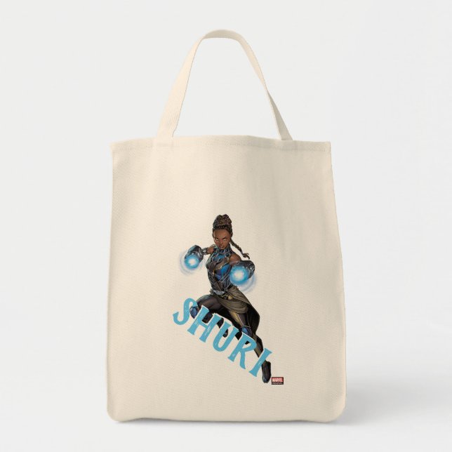 Avengers Classics | Shuri Leap With Gauntlets Tote Bag (Front)