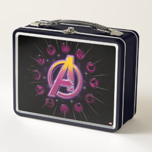 Avengers Classics   Stellar Avengers Icons Metal Lunch Box