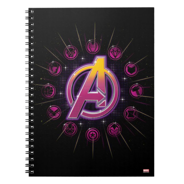 Avengers Classics | Stellar Avengers Icons Notebook (Front)