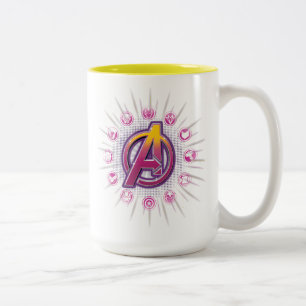 Avengers Classics   Stellar Avengers Icons Two-Tone Coffee Mug