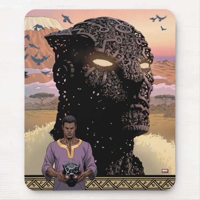 Avengers Classics | T'Challa As Black Panther Mouse Pad (Front)