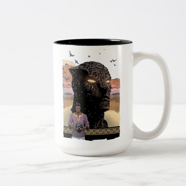 Avengers Classics | T'Challa As Black Panther Two-Tone Coffee Mug (Right)
