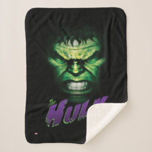 Avengers Classics   The Hulk Bold Graphic Sherpa Blanket