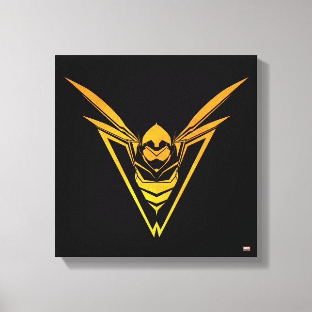 Avengers Classics | The Wasp Emblem Canvas Print (Front)