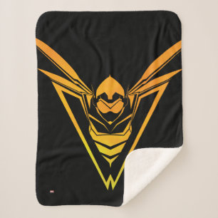 Avengers Classics The Wasp Emblem Sherpa Blanket